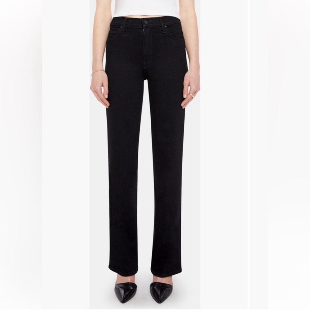 MOTHER the Kick it Jeans in Nighty Night Black size 32